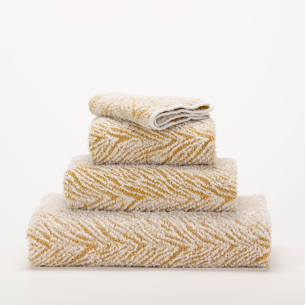 Vasco Egyptian Cotton Towels 840 by Designer Abyss & Habidecor in Gold